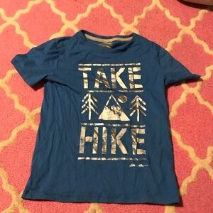 Eddie Bauer Blue 'Take a Hike' Kids T-Shirt